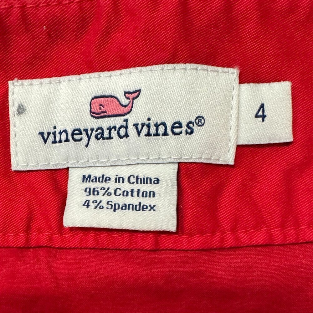 Vineyard Vines Red Sailboat Skirt - Size 4 - Picture 4 of 4